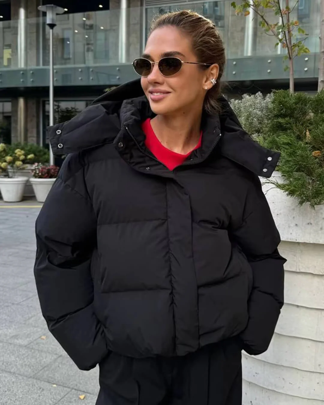 Hannah Hooded Puffer Jacket - Image 2
