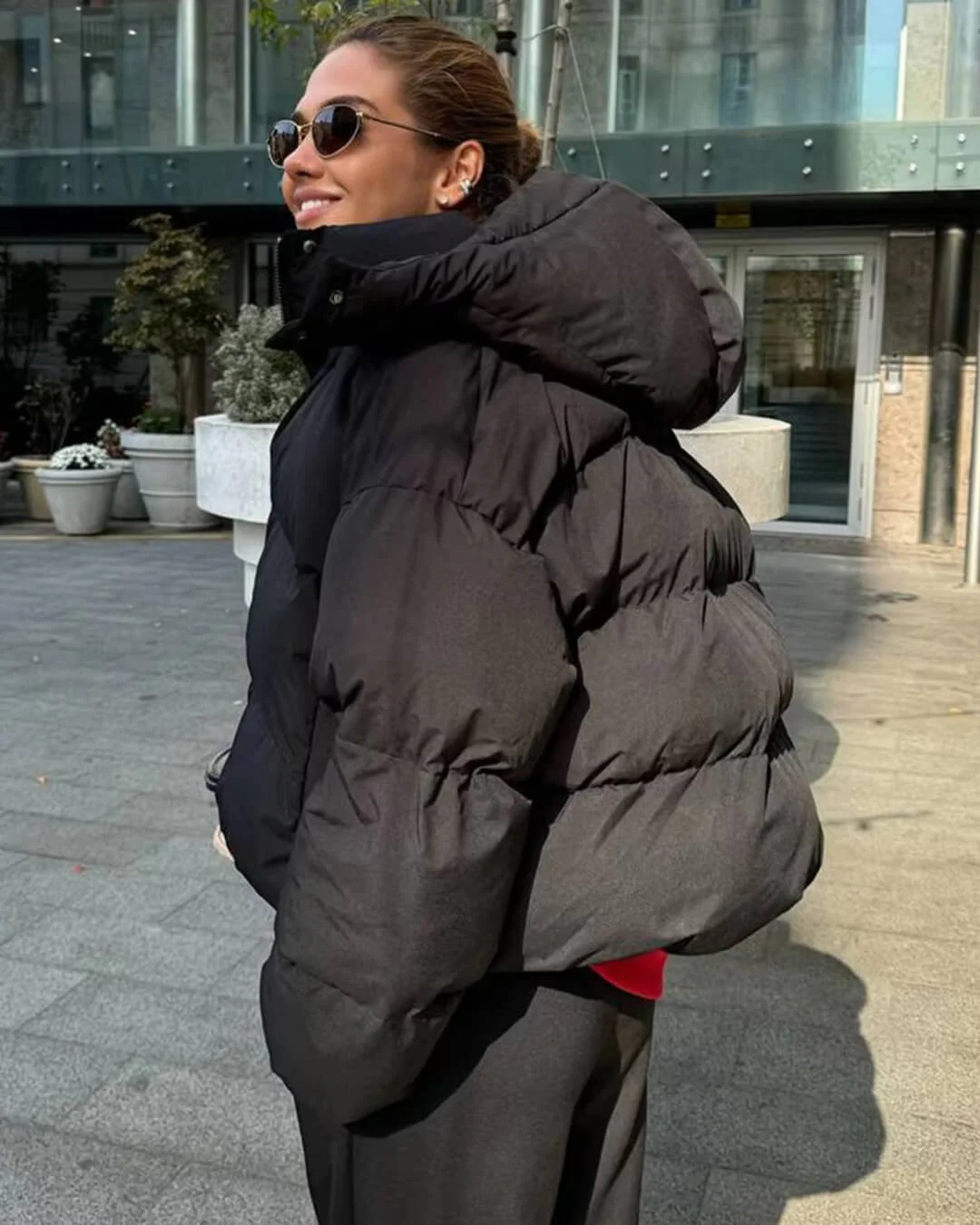Hannah Hooded Puffer Jacket - Image 3