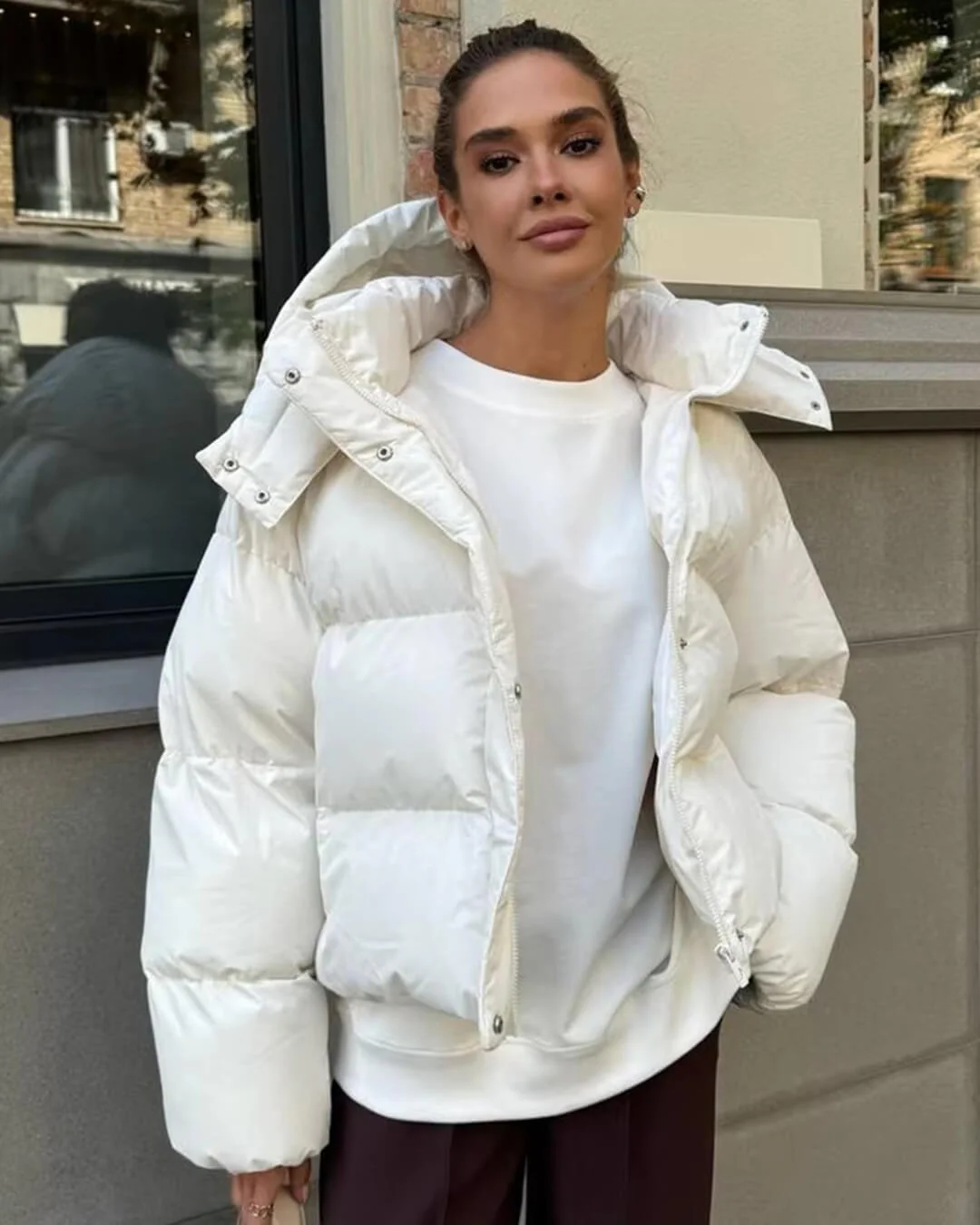 Hannah Hooded Puffer Jacket - Image 4