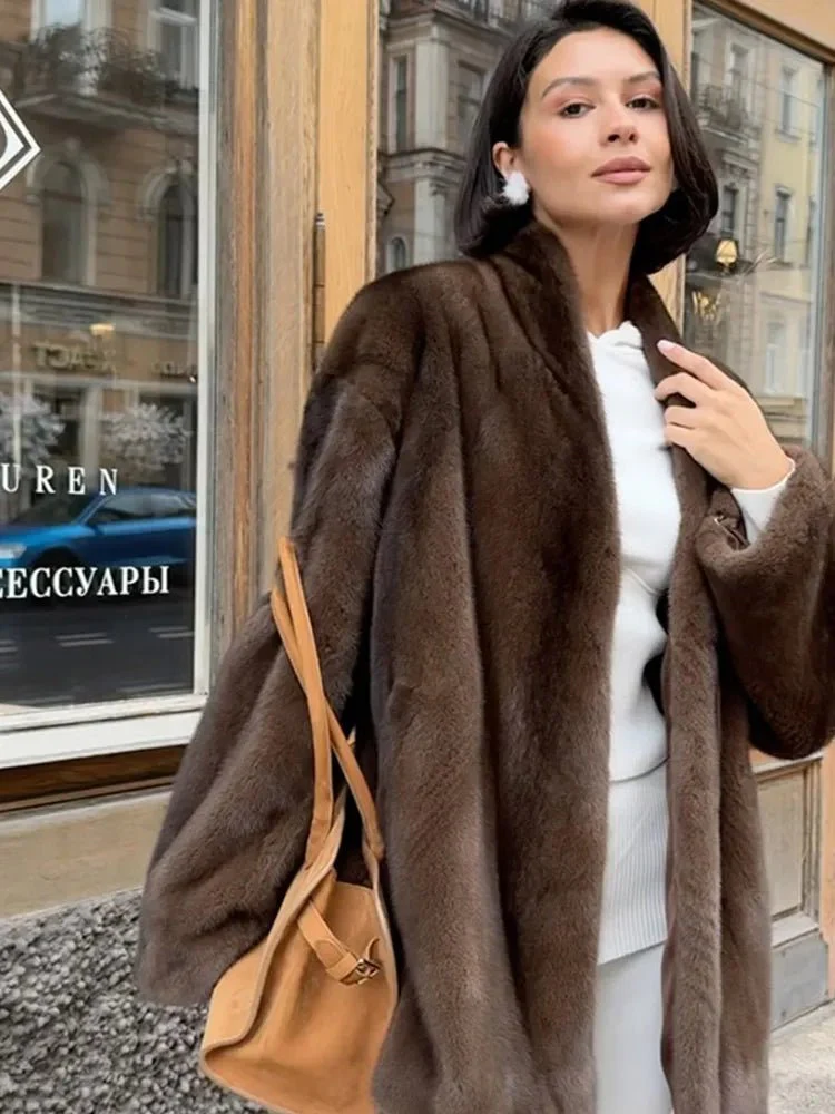 Hazel Belted Faux Fur Jacket - Image 8