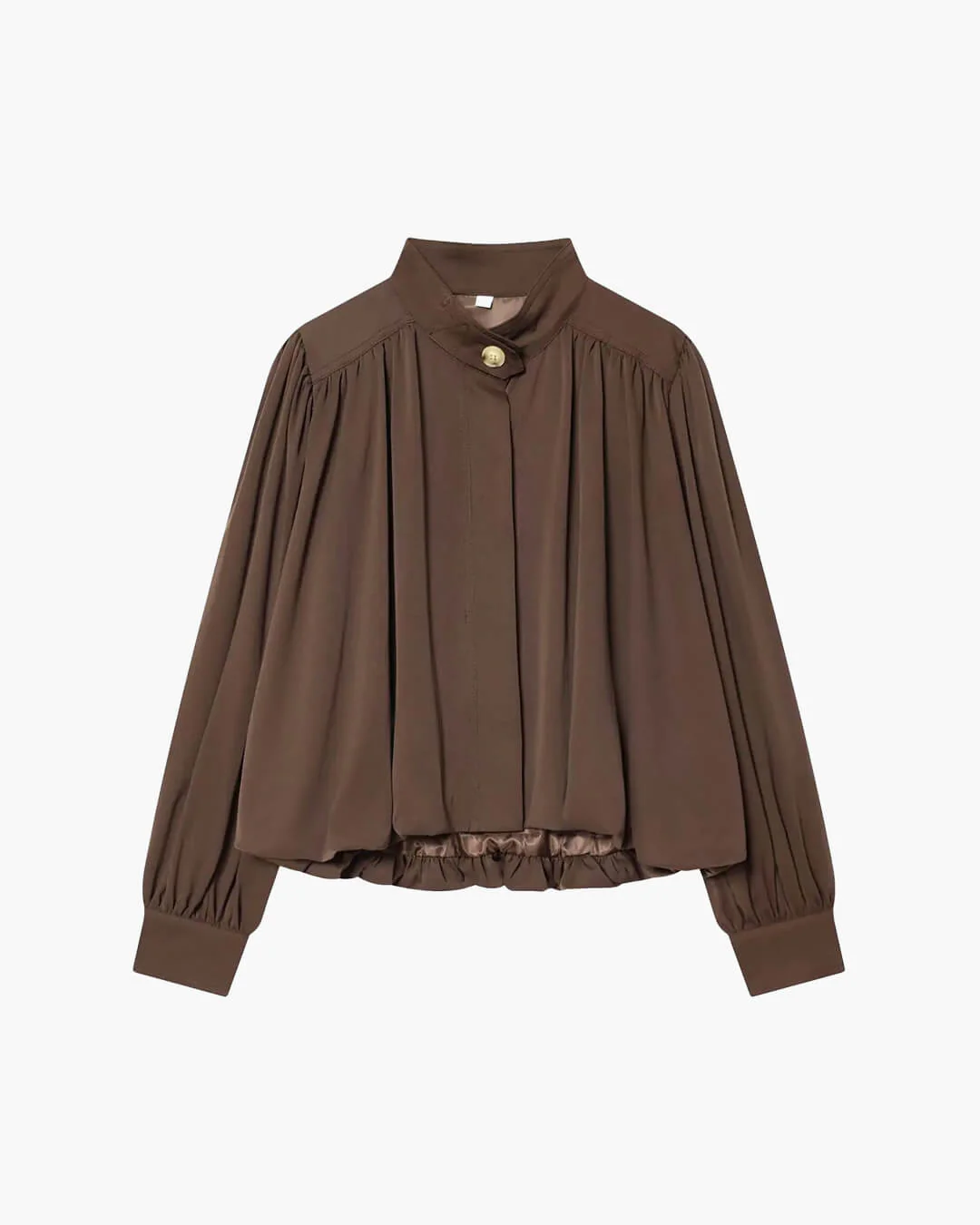 Hilda High Neck Pleated Jacket - Image 3