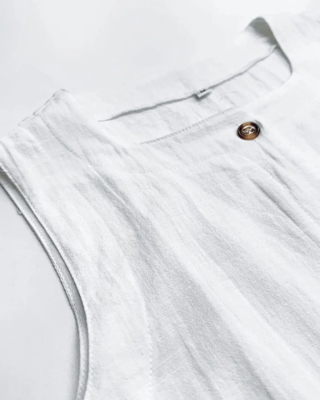 Irma Sleeveless Linen Set - Image 17
