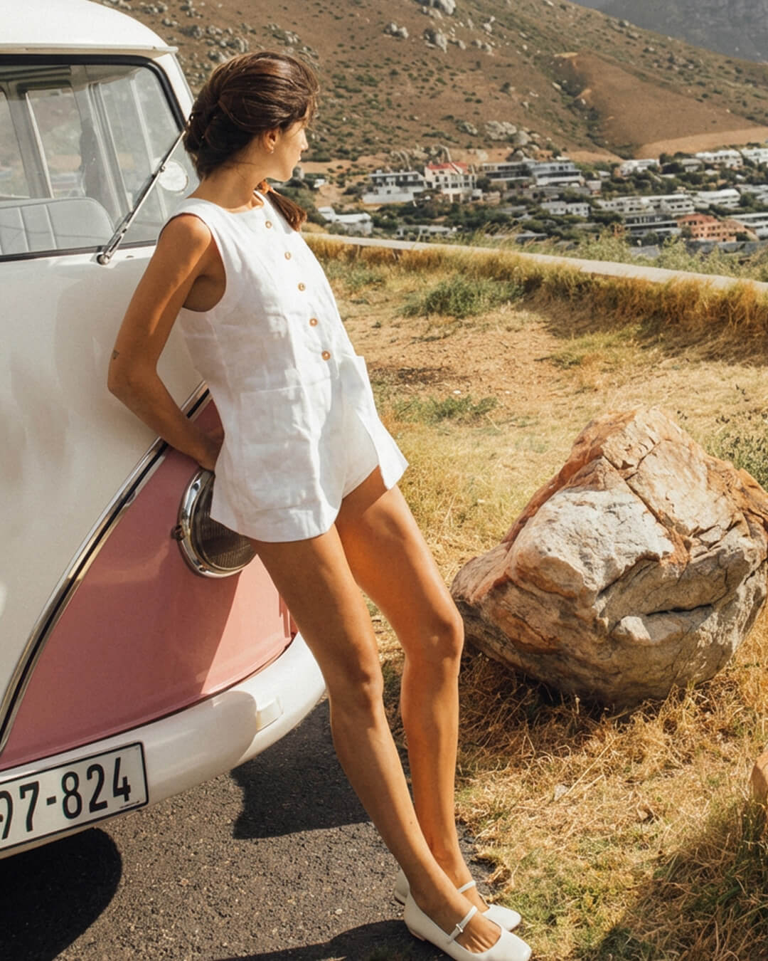 Irma Sleeveless Linen Set - Image 6