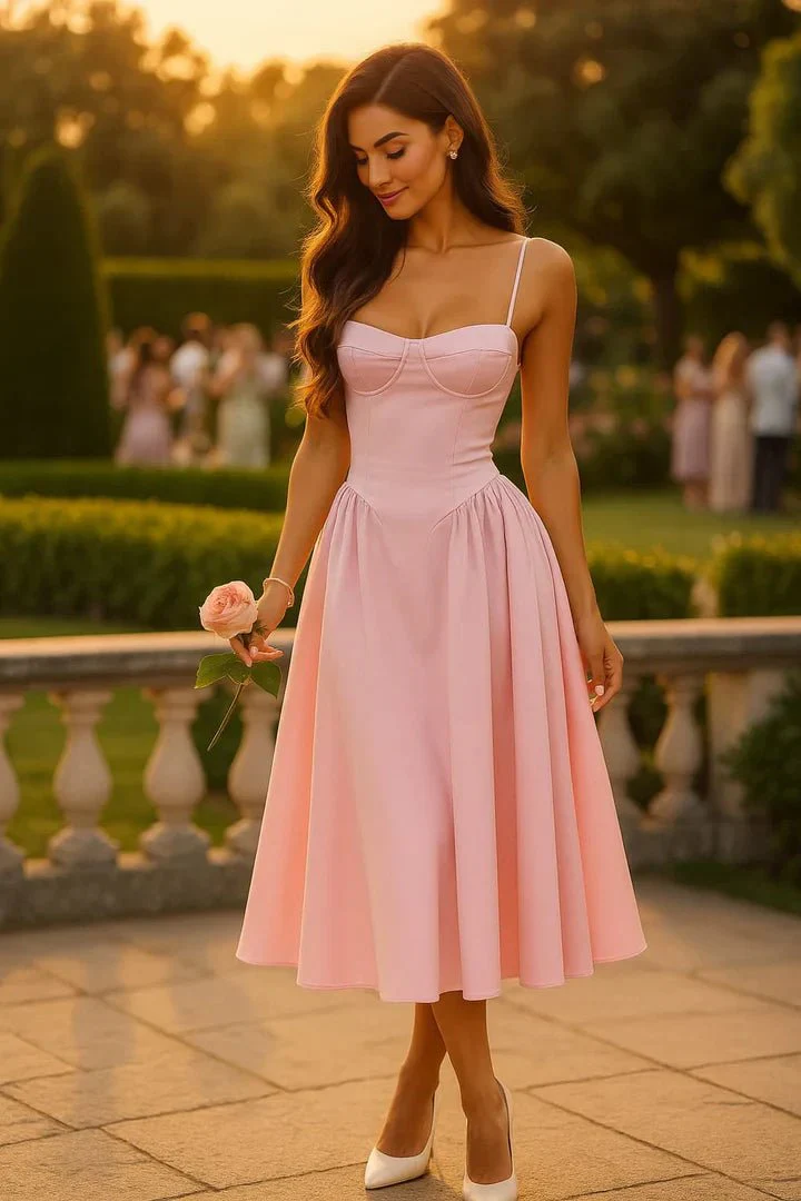 Isabelle Midi Wedding Guest Dress