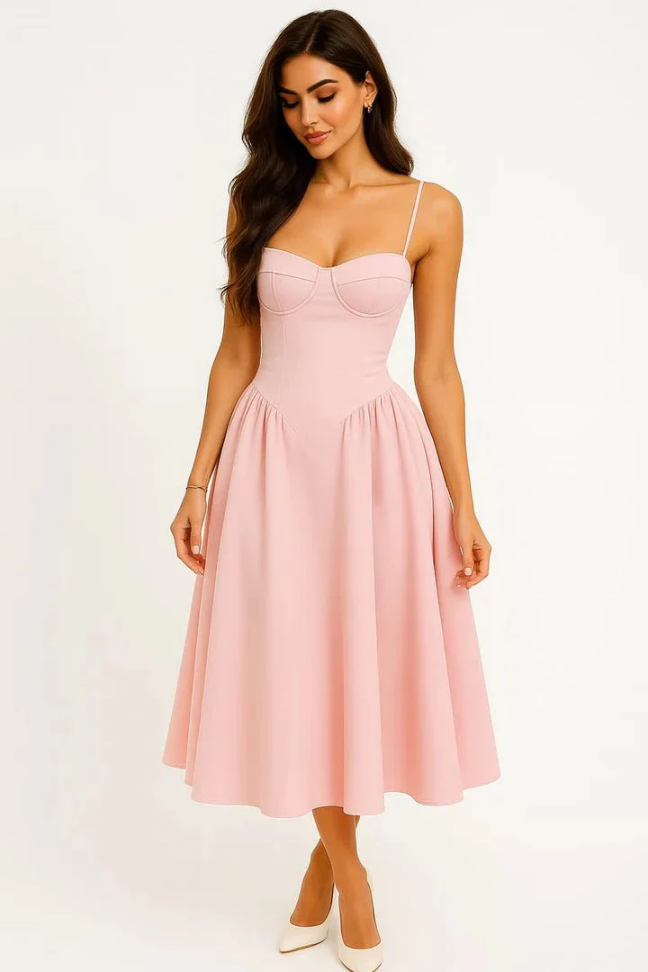 Isabelle Midi Wedding Guest Dress - Image 2