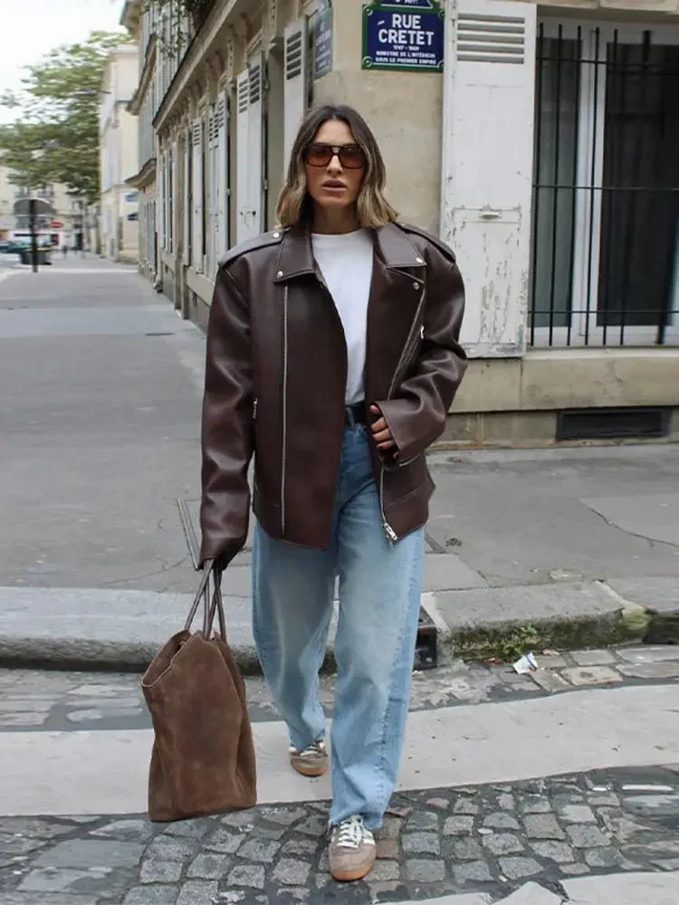 Jackie Zip-Up Lapel Jacket