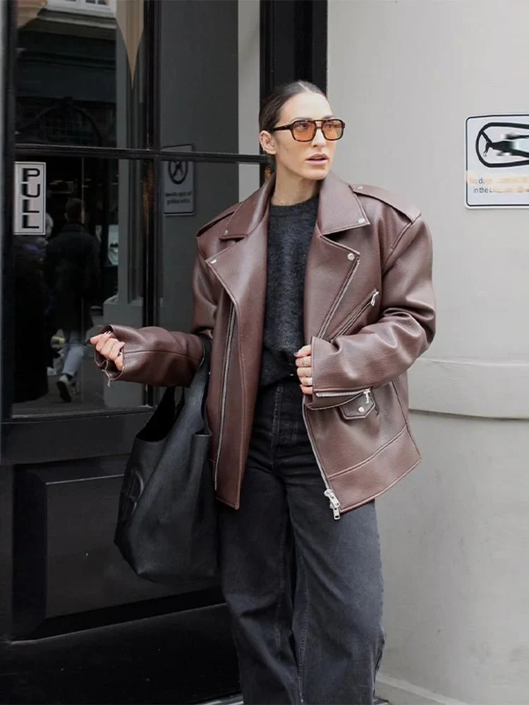 Jackie Zip-Up Lapel Jacket - Image 2
