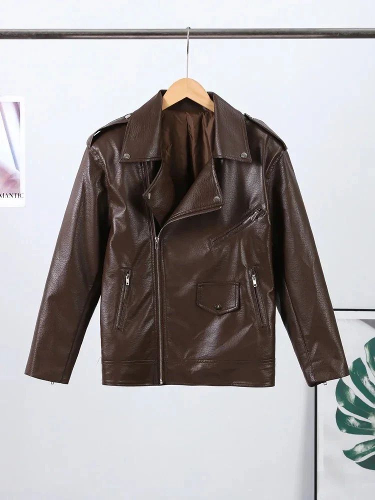 Jackie Zip-Up Lapel Jacket - Image 3