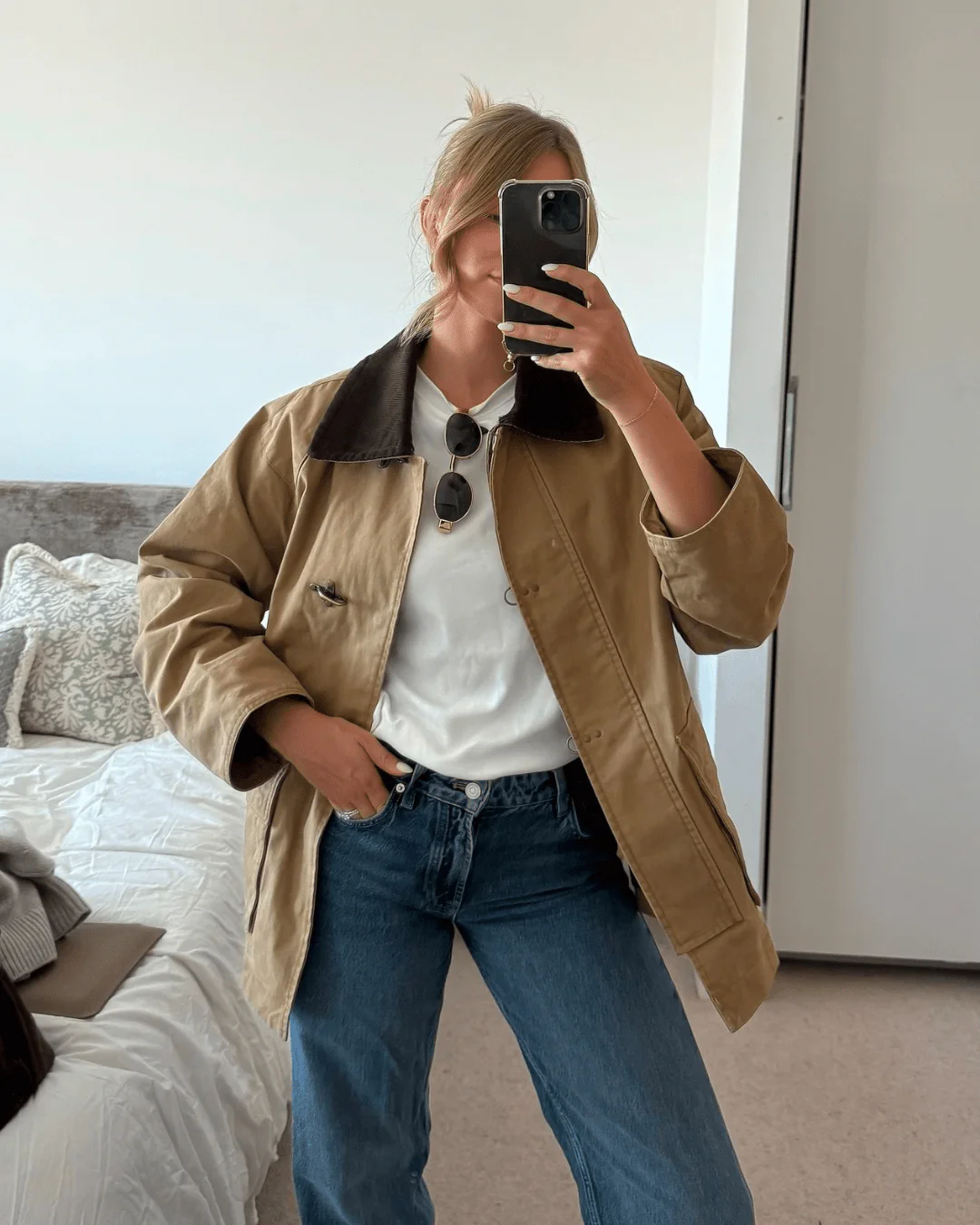 Jacky Canvas Barn Jacket - Image 3