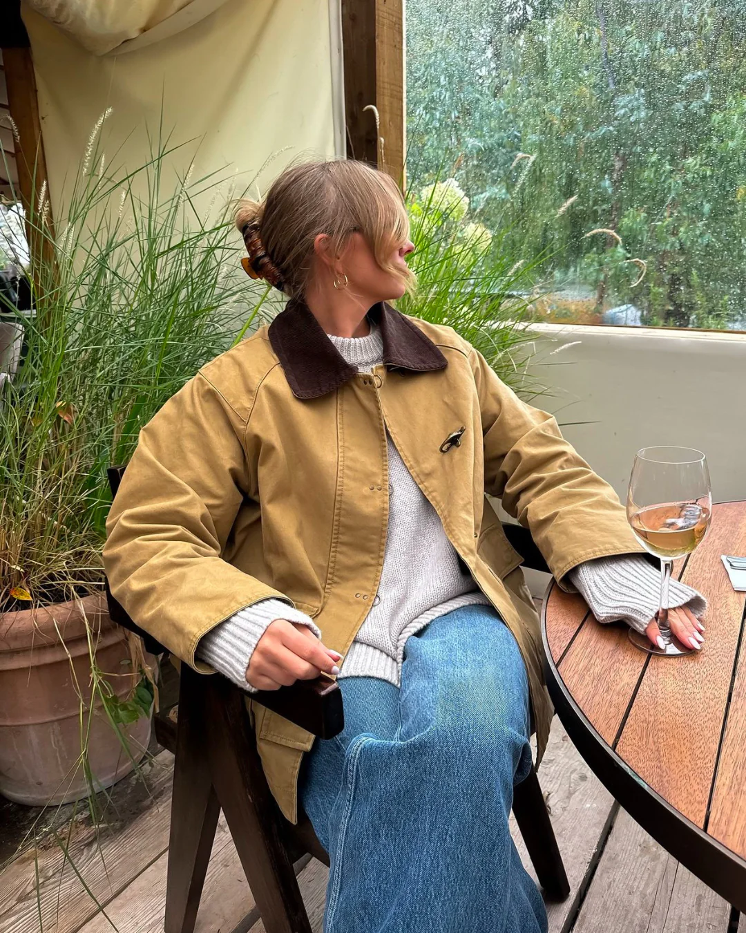 Jacky Canvas Barn Jacket - Image 4