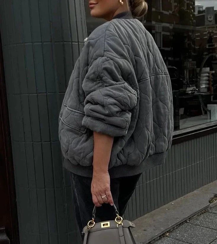 Janella Padded Bomber Jacket - Image 9
