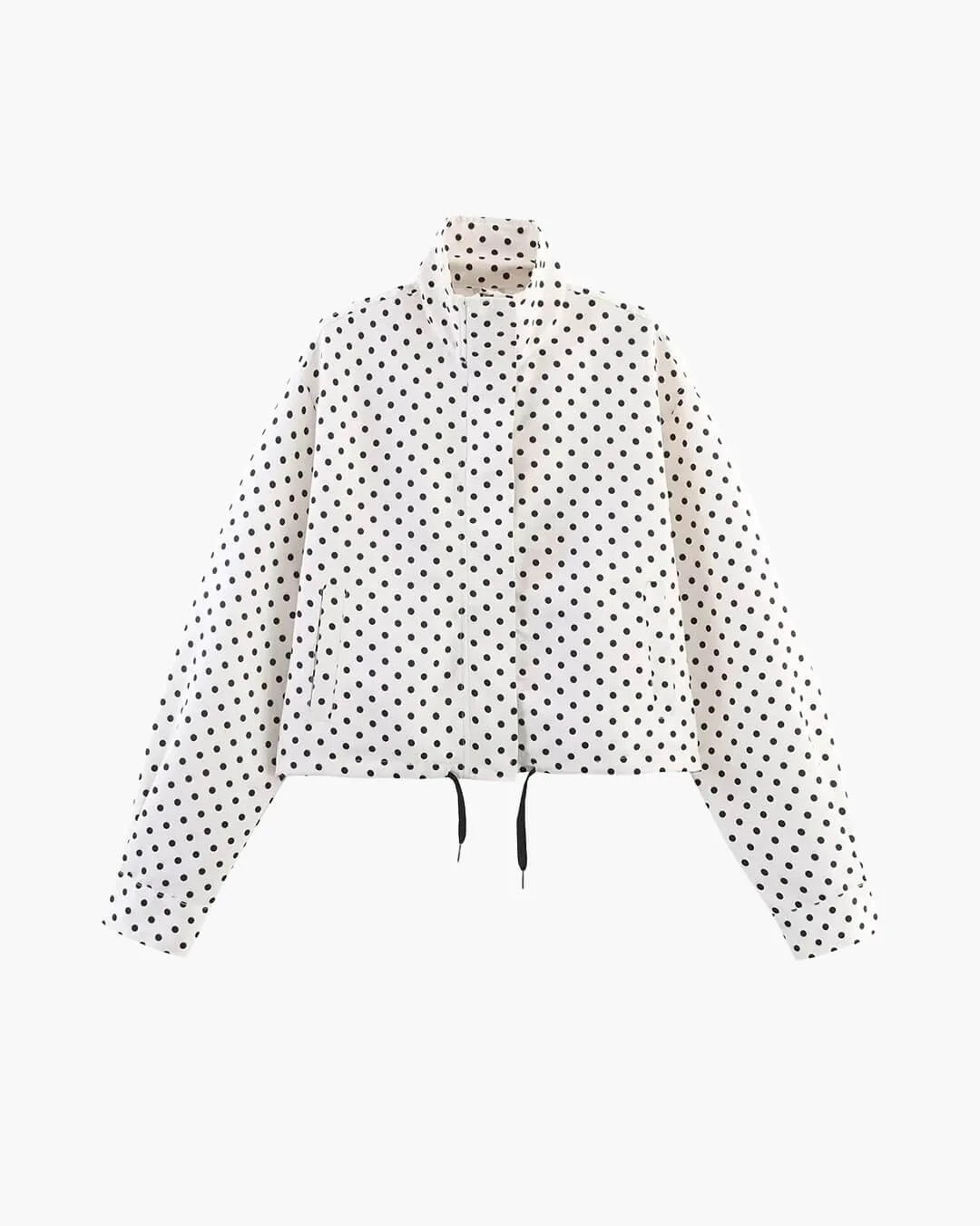 Janelle High Collar Drawstring Jacket - Image 7