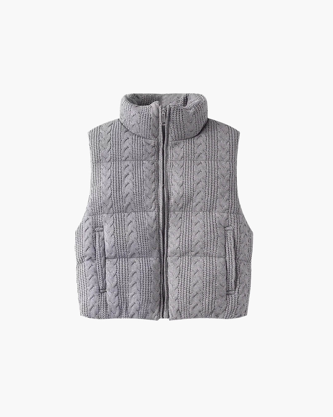 Jayden Knitted Sleeveless Vest - Image 10