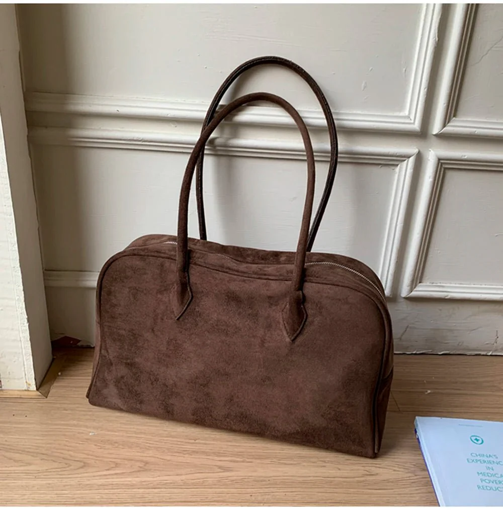 Jenny Suede Shoulder Bag - Image 2