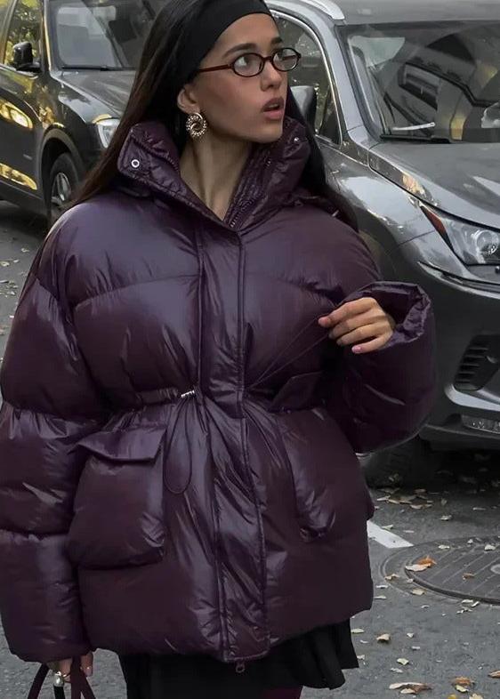 Jillian Glossy Puffer Jacket - Image 5