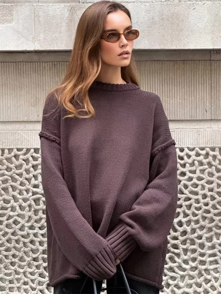 Joyce Loose Knitted Pullover - Image 2