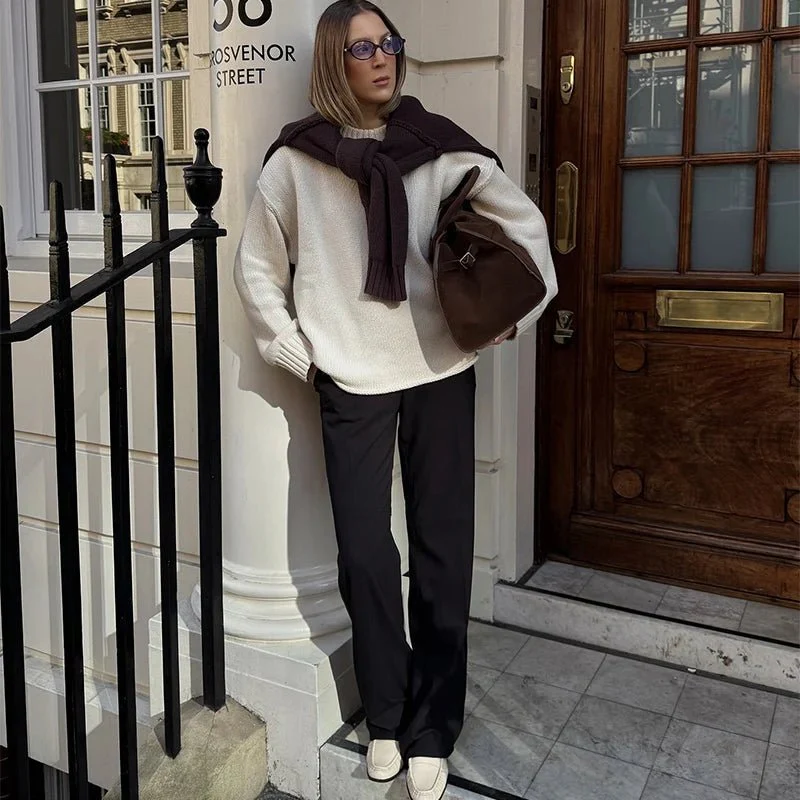 Joyce Loose Knitted Pullover - Image 4