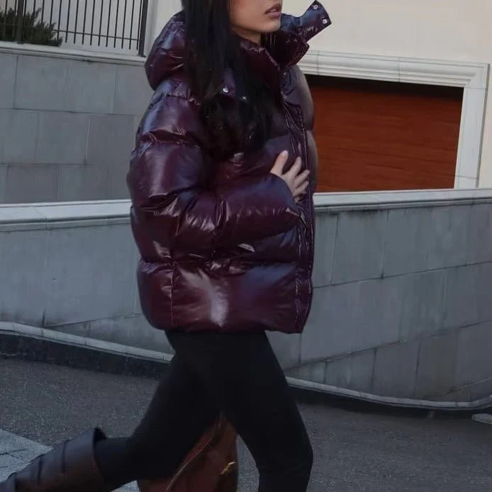 Judy Crop Puffer Jacket - Image 2
