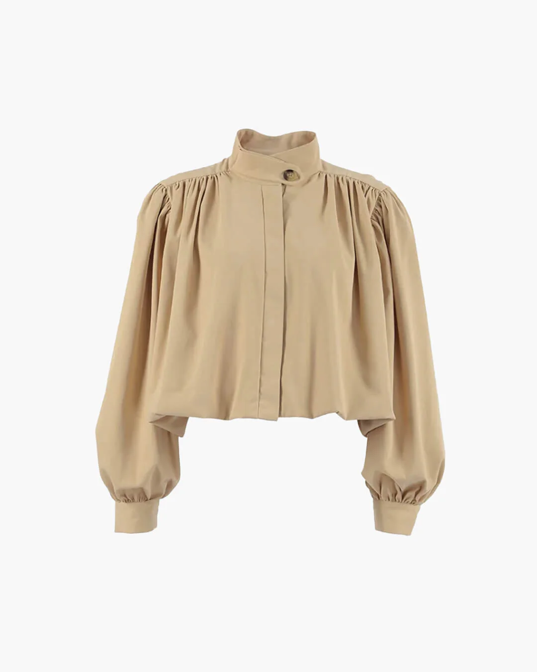 Karina Cropped Pleated Jacket