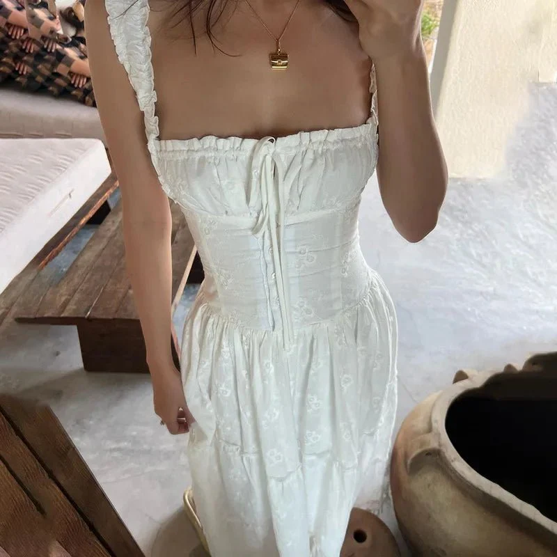 Karla Ruffle Trim Tiered Maxi Dress - Image 2