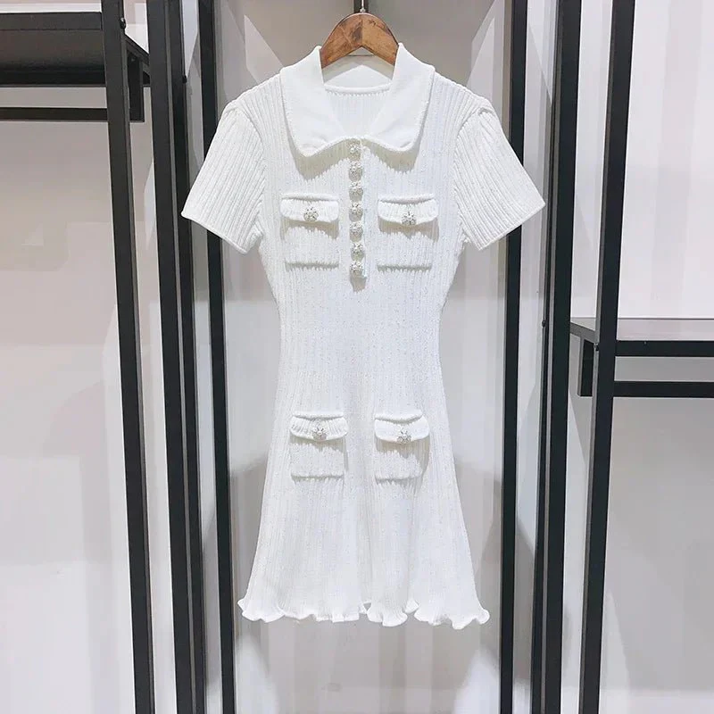 Katya Sequin Knit Mini Dress - Image 3