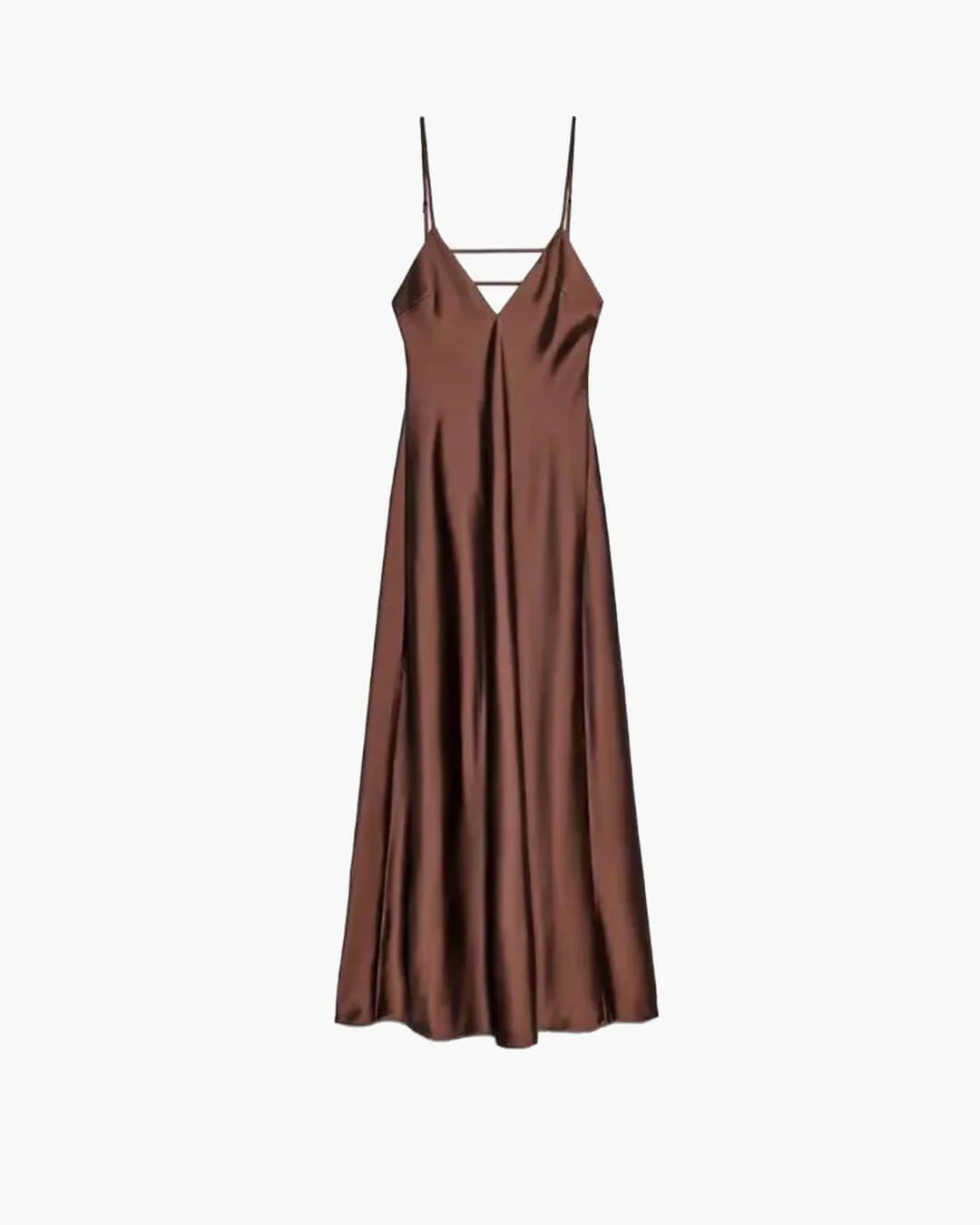 Kirra Satin Backless Maxi Dress - Image 9