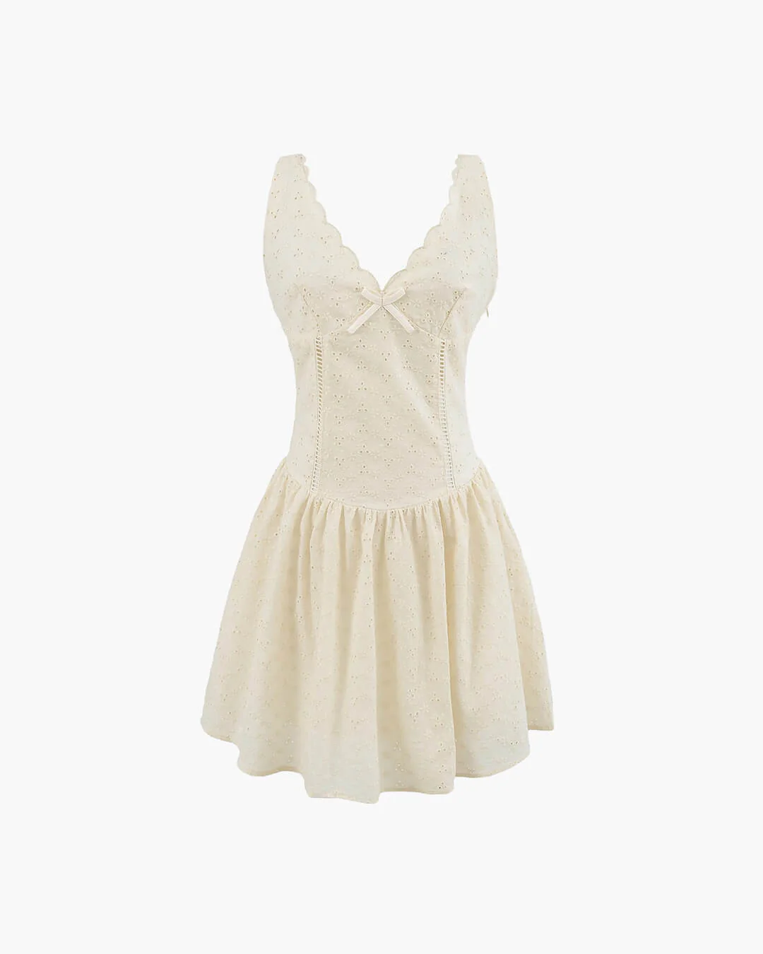 Kirsten Deep Neck Mini Dress - Image 5