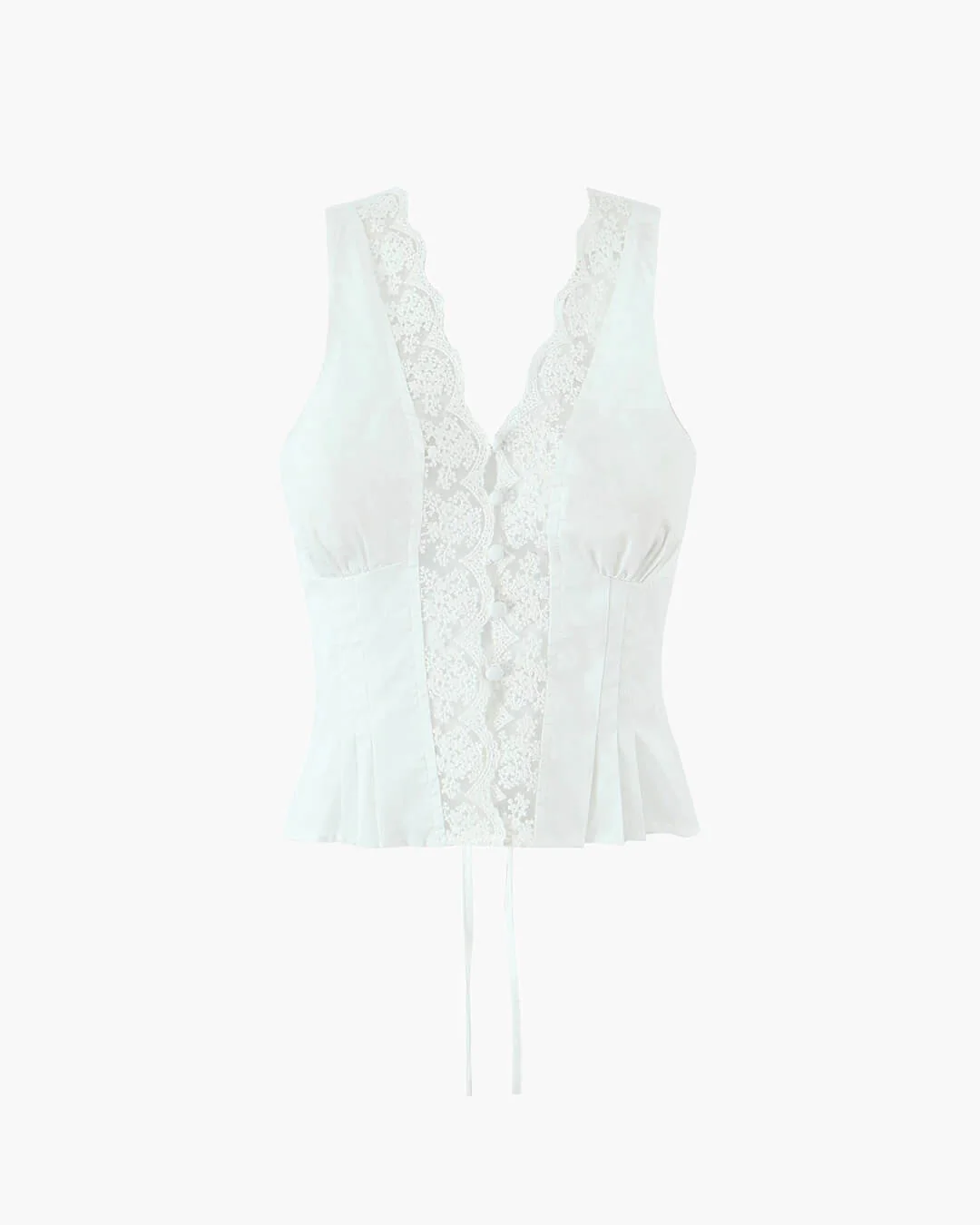 Klarissa Lace Trim Mini Skirt Set - Image 12