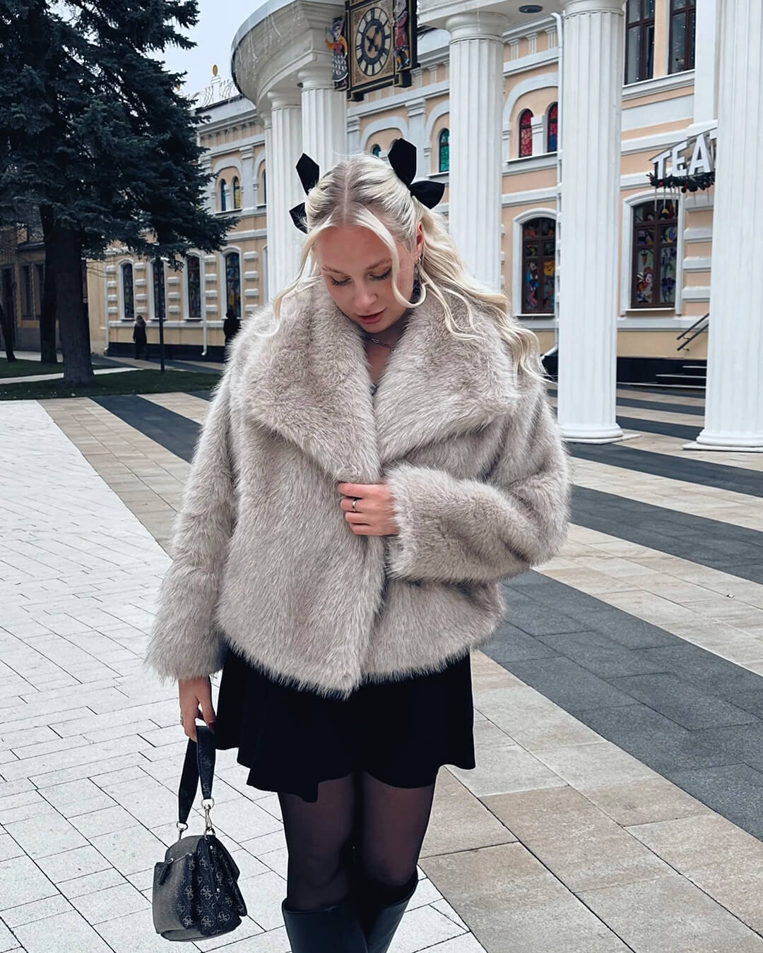 Krista Faux Fur Jacket - Image 4