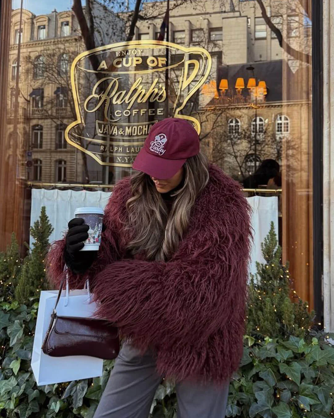Liza Fuzzy Faux Fur Coat - Image 16