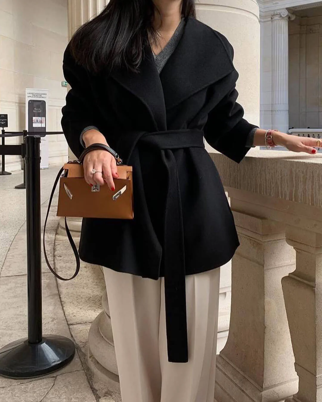 Lorelie Belted Wrap Coat - Image 2