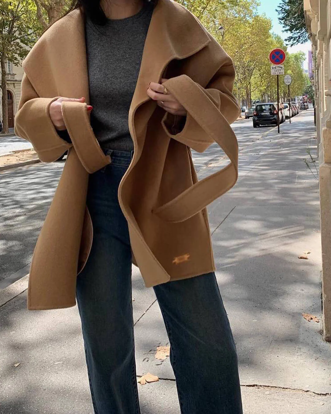 Lorelie Belted Wrap Coat - Image 7