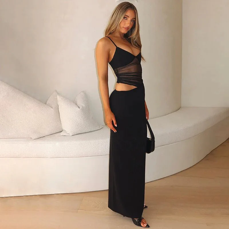 Lorraine Sheer Cutout Maxi Dress - Image 6