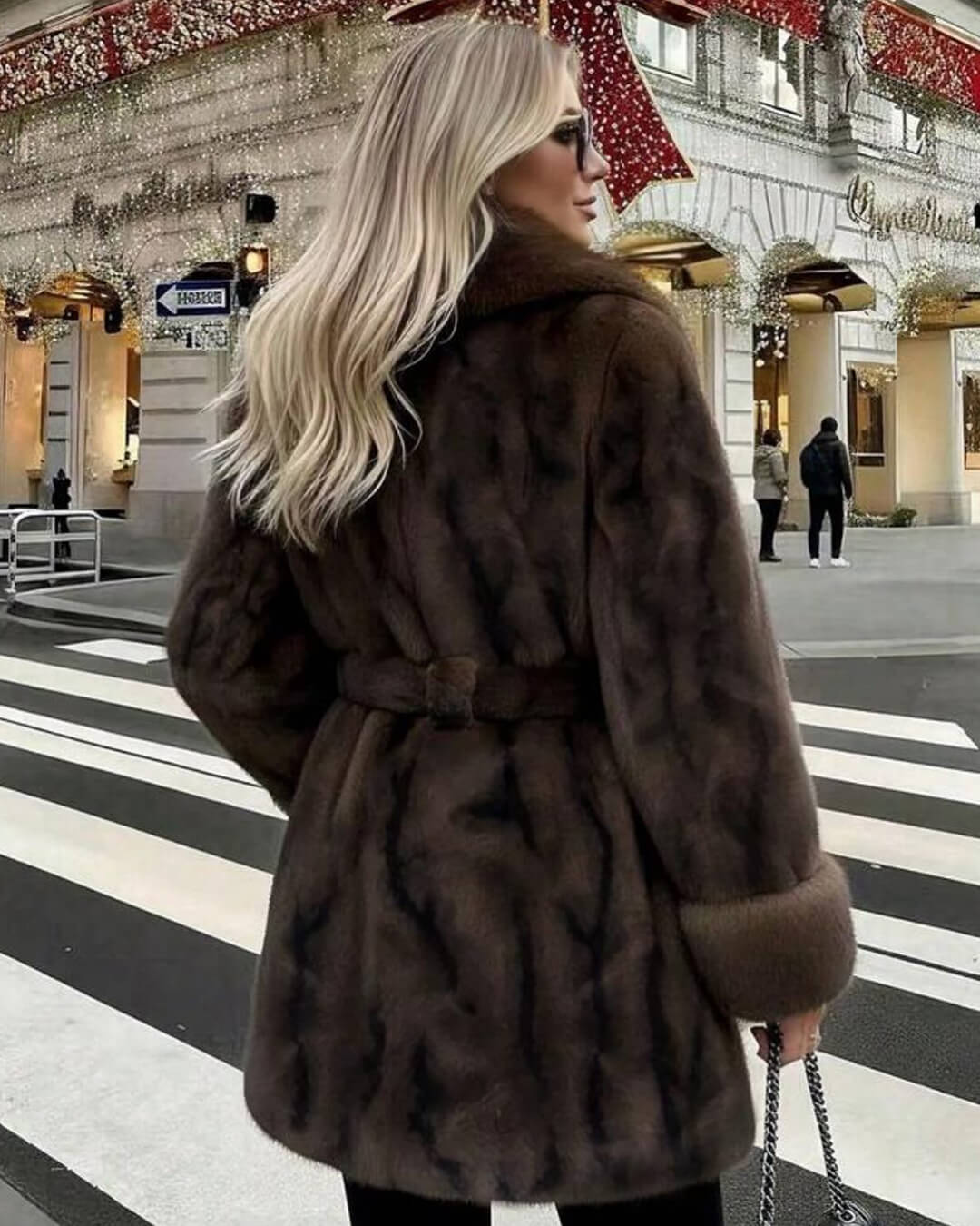 Louise Faux Fur Coat - Image 2