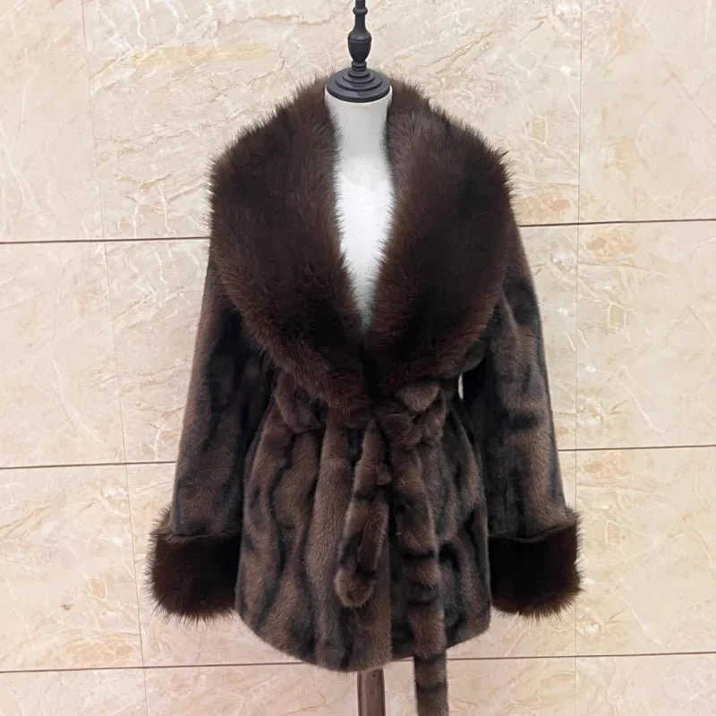 Louise Faux Fur Coat - Image 5