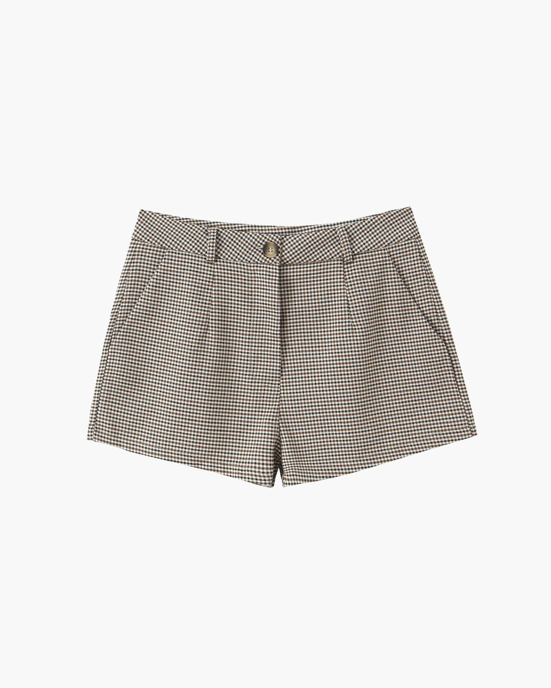 Lucy Houndstooth Belted Shorts Suit - Image 13