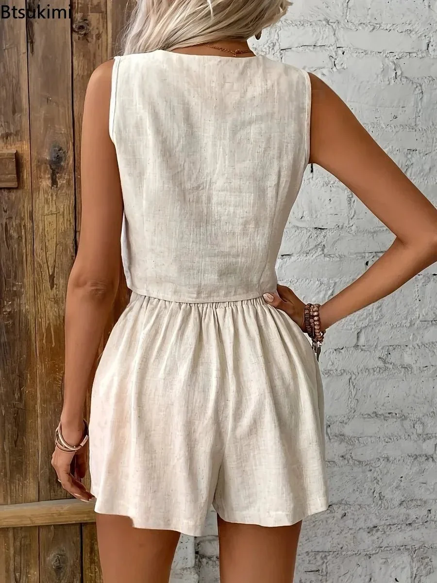 Lumi Cotton Linen Two Piece Set - Image 2