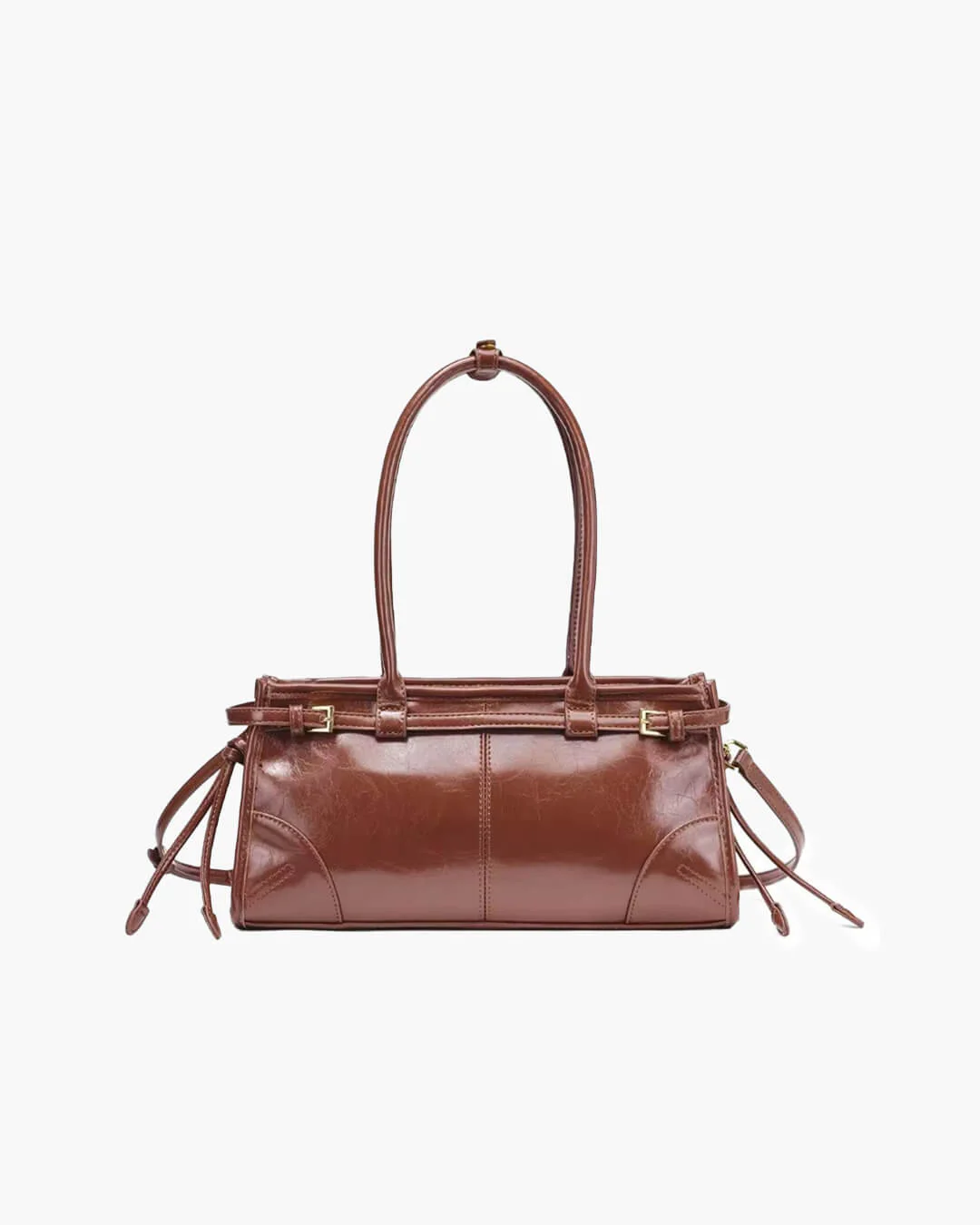 Luna Shoulder Bag with Belt Detail - Image 7