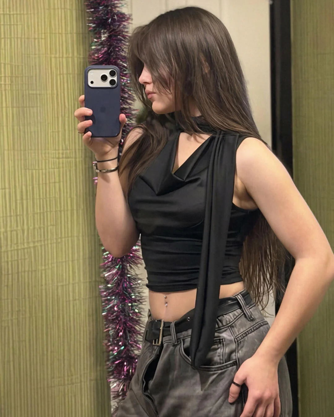 Lydia Neck Tie Up Sleeveless Top - Image 5