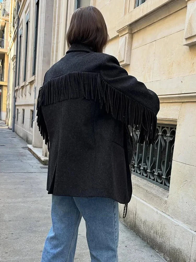 Marcelle Fringed Blazer Jacket - Image 6