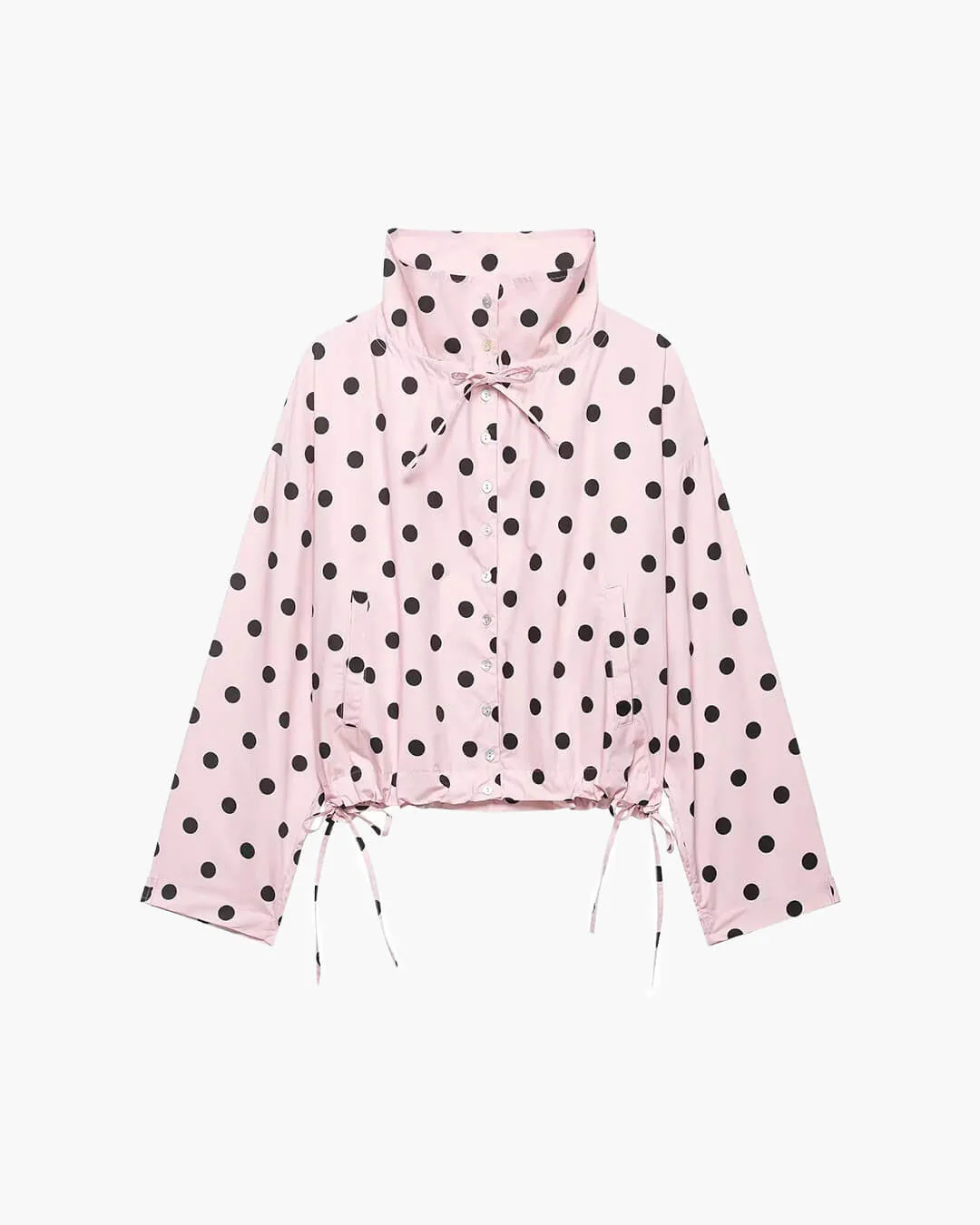 Margaret Drawstring Polka Dot Jacket - Image 7