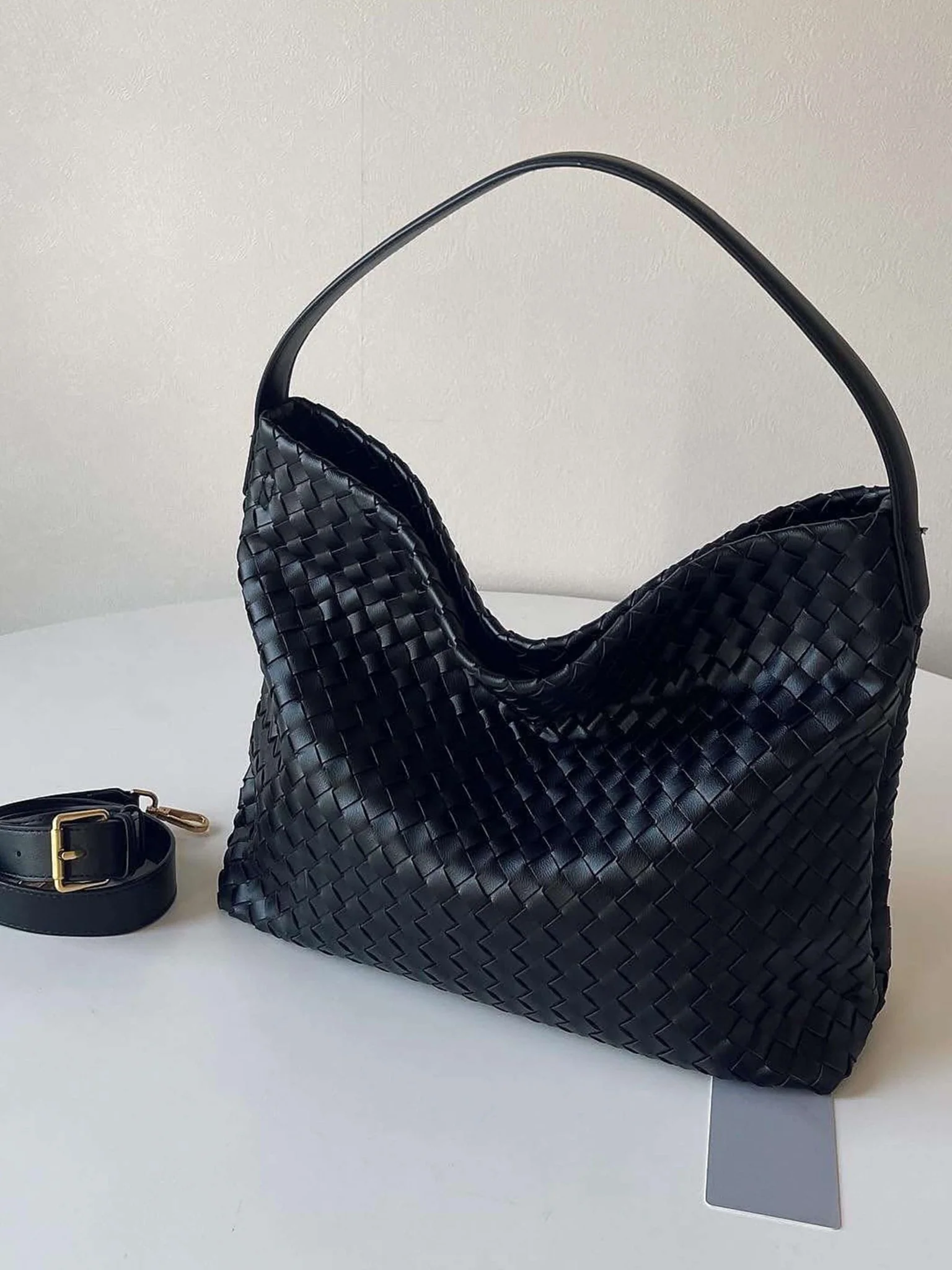 Margaret Woven Tote Bag - Image 8
