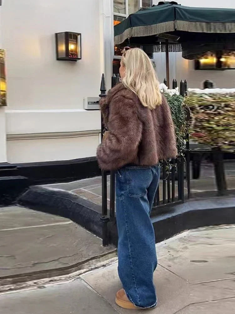 Marian Faux Fur Coat - Image 6