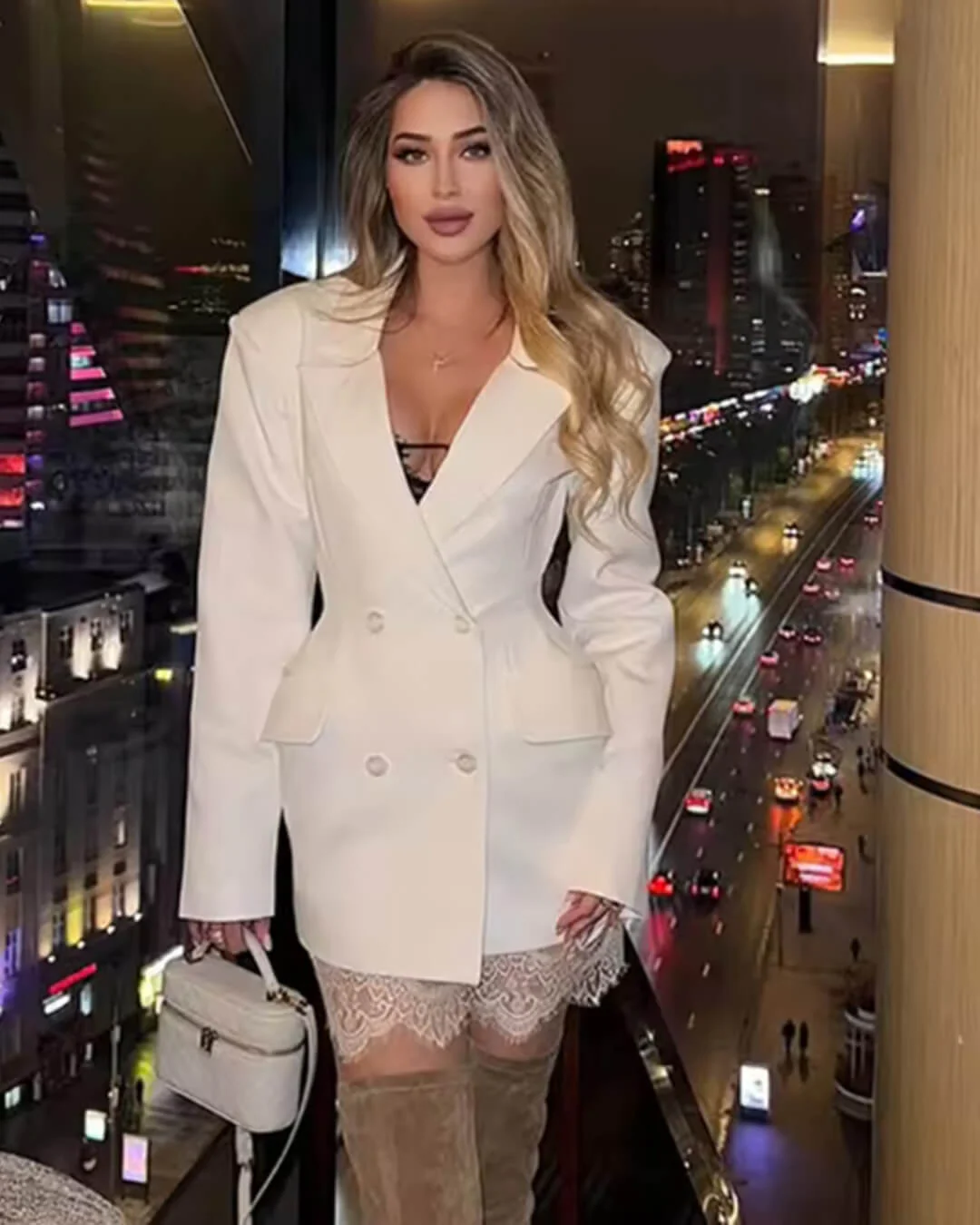 Mariana Double Breasted Mini Dress - Image 7