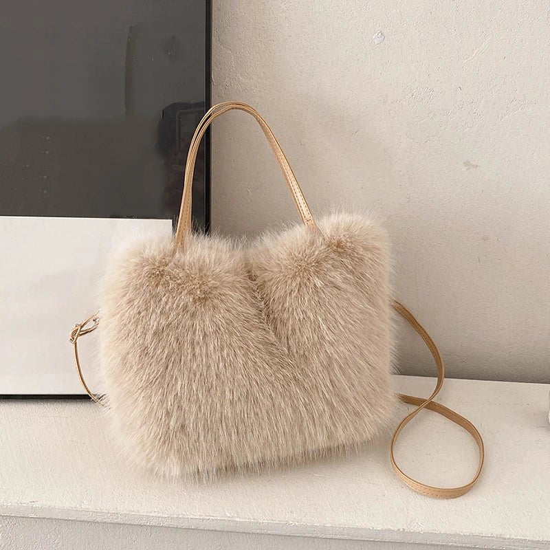 Maricar Faux Fur Crossbody Bag - Image 3