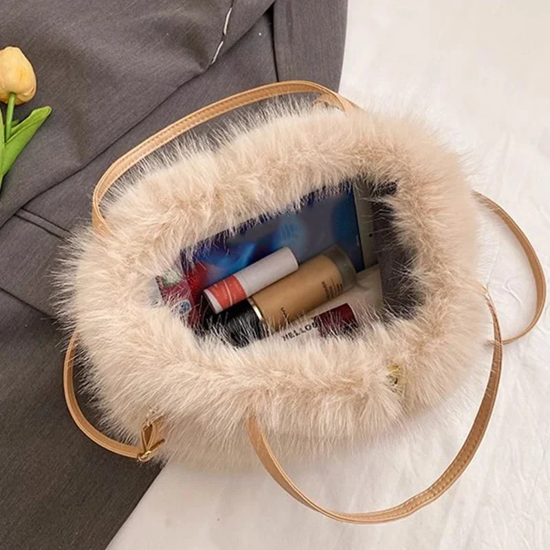 Maricar Faux Fur Crossbody Bag - Image 5