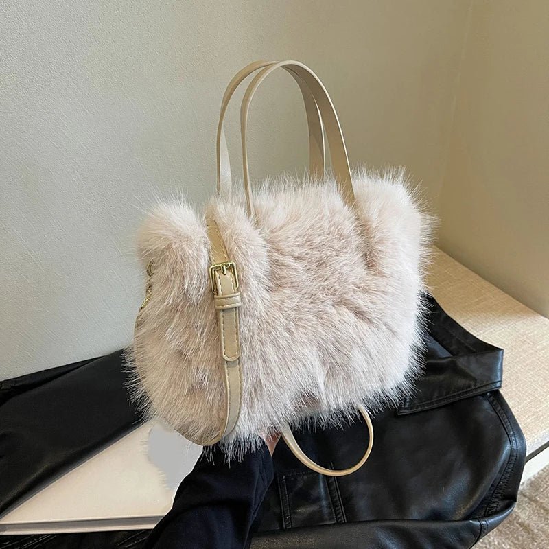 Maricar Faux Fur Crossbody Bag - Image 7