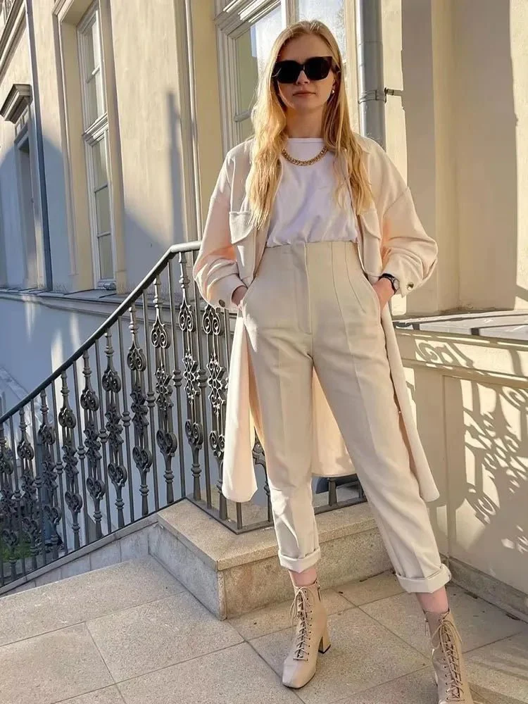 Maricar High Waist Pencil Pants