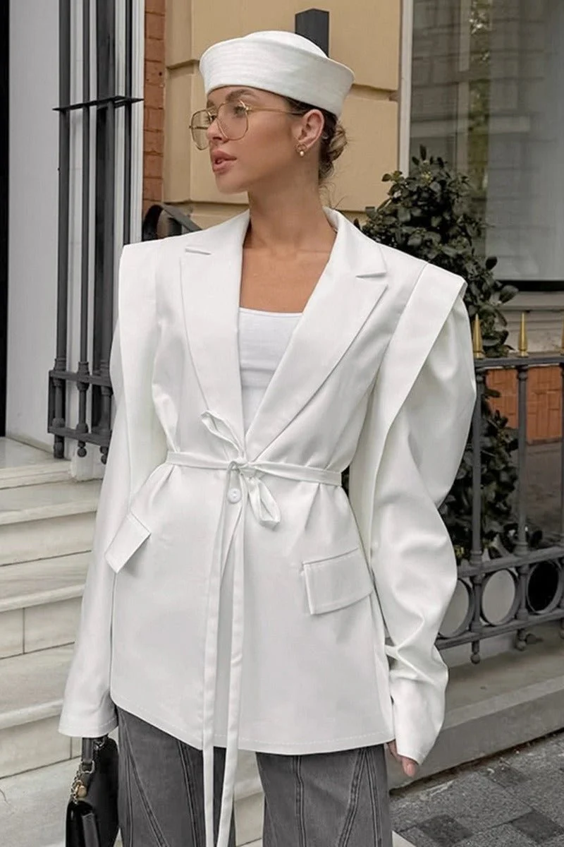 Megan Tie-Front Blazer - Image 5