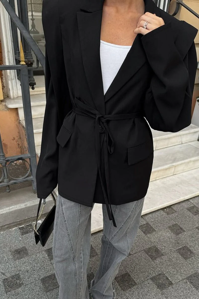 Megan Tie-Front Blazer - Image 8